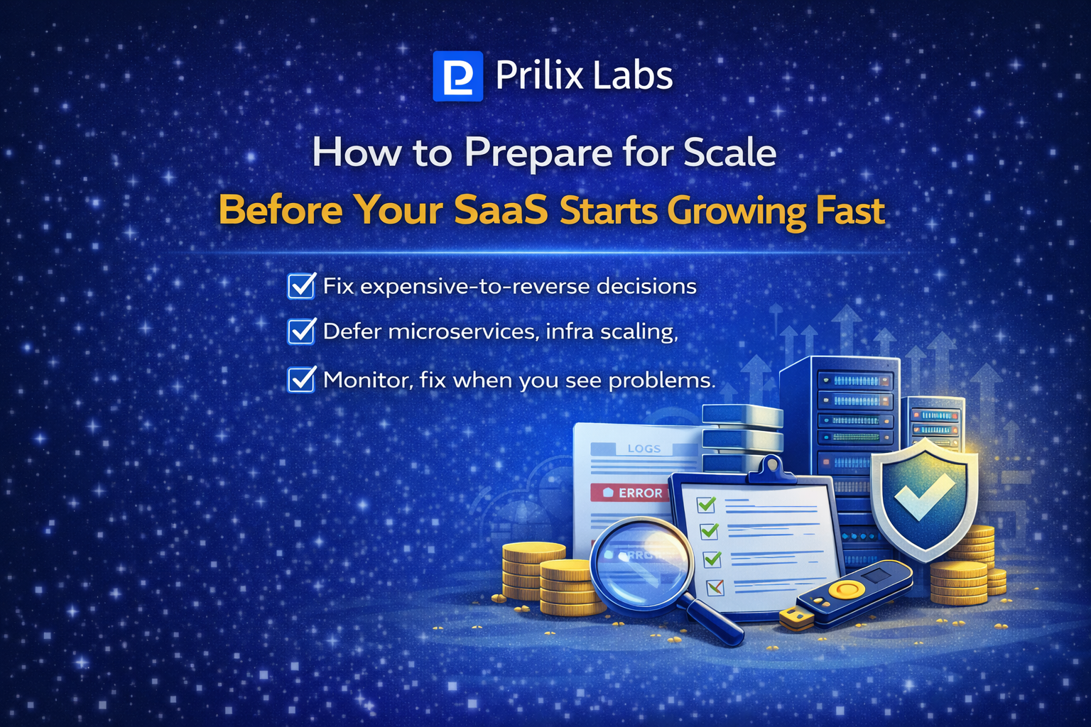 How to Prepare for Scale Before Your SaaS Start… | PrilixLabs